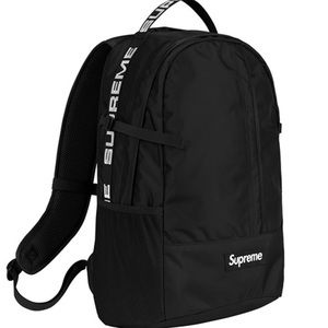 SOLD Supreme Black Backpack (SS18)